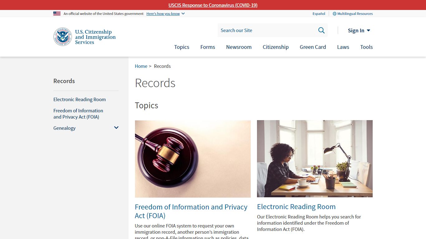 Records | USCIS