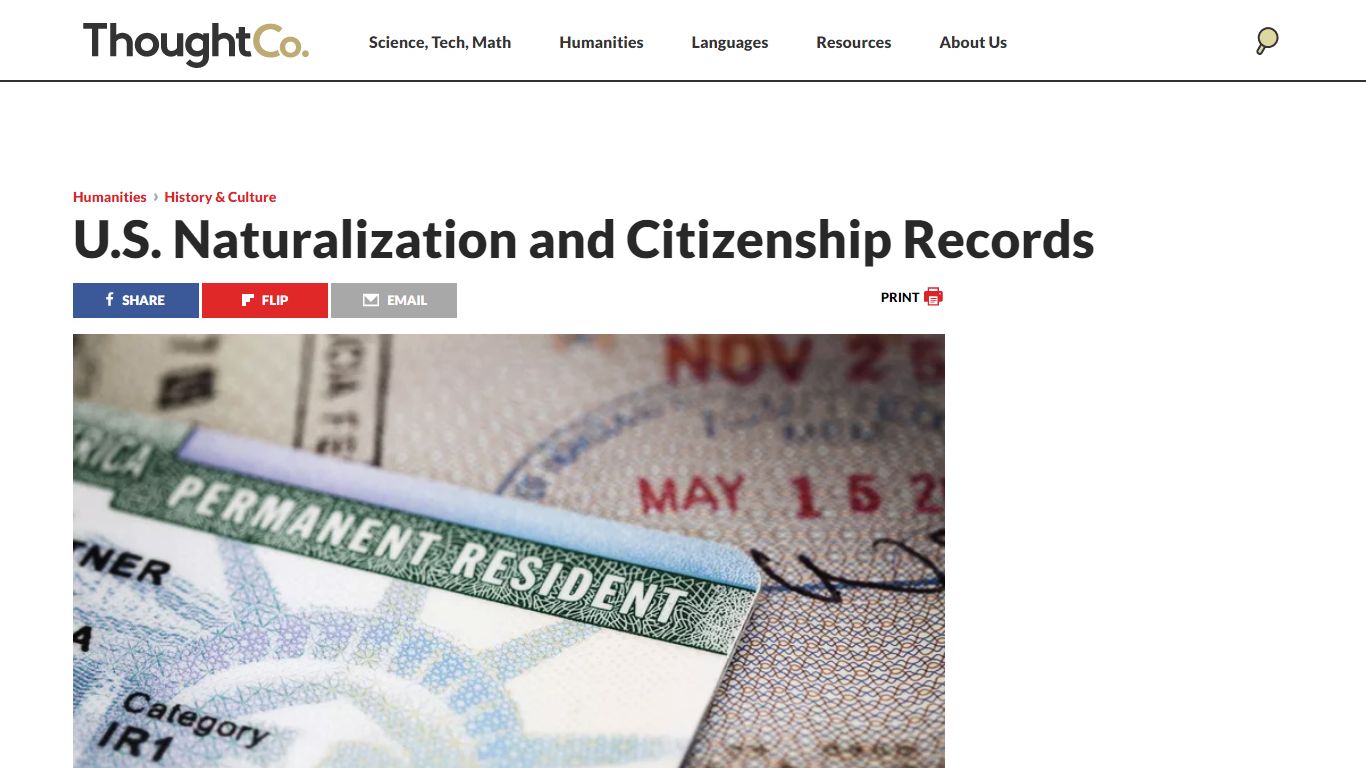 How to Get Copies of US Naturalization and Citizenship Records - ThoughtCo