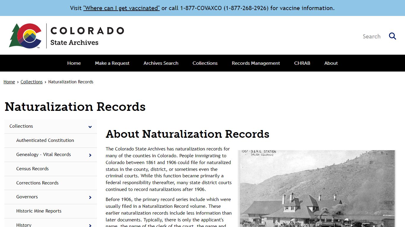 Naturalization Records | Archives - Colorado